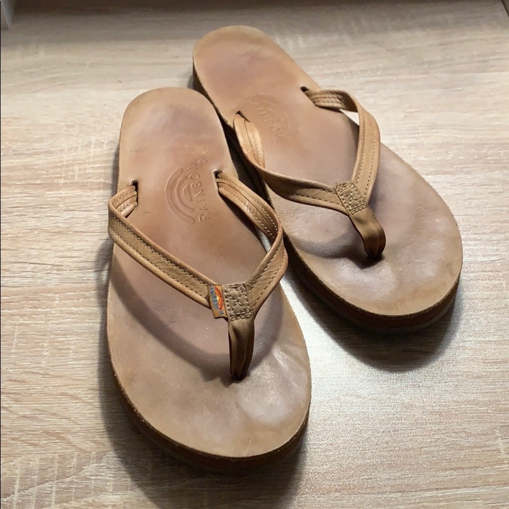 Rainbow flip flop sandal